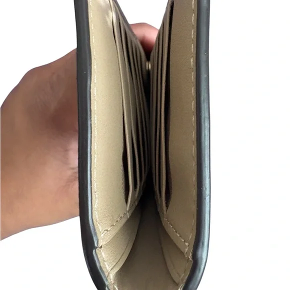 Coach Slim Wallet w/ Shooting Stars Print CF330 (Chalk/Gold/ Multicolor) - Picture 5 of 7